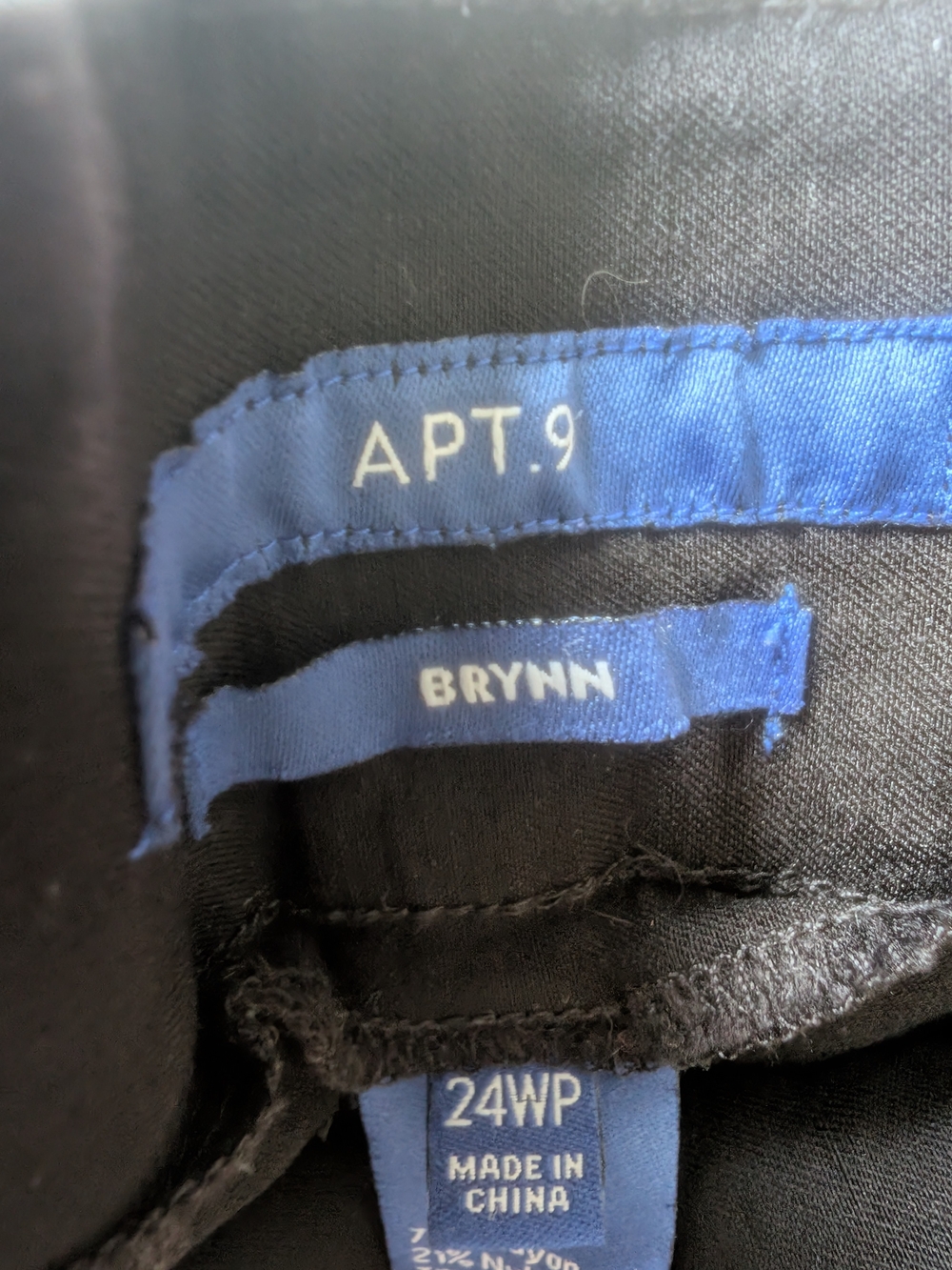 APT. 9 Brynn Black Women's Dress Pants